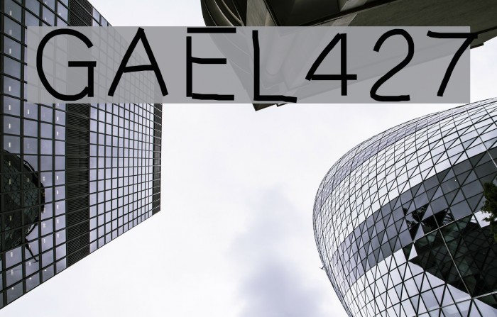 GAEL427 Font examples