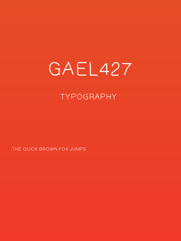 GAEL427 Poster