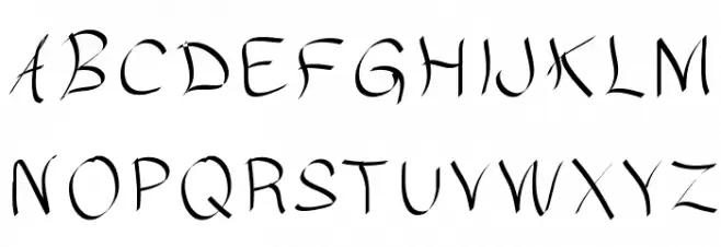 GAELLEnumber7 Шрифта ВЕРХНИЙ