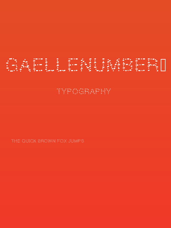 GAELLEnumber9 Poster