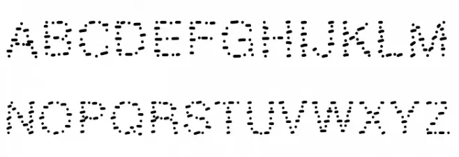 GAELLEnumber9 خط أحرف صغيرة