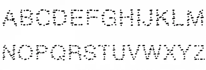 GAELLEnumber9 Font UPPERCASE