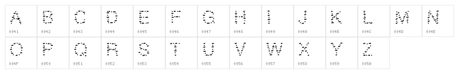 GAELLEnumber9 Character Map