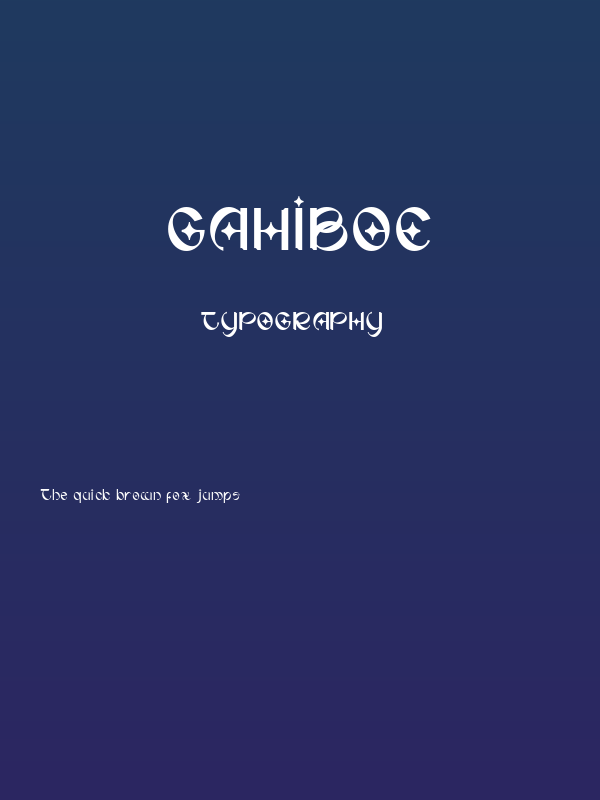 GAHIBOE Poster