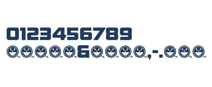 GALACTIC VANGUARDIAN NCV Font OTHER CHARS