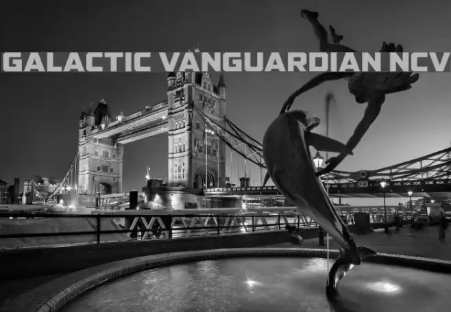 GALACTIC VANGUARDIAN NCV Font examples