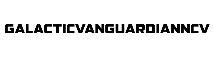 GALACTICVANGUARDIANNCV  font caratteri gratis