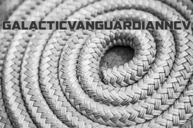 GALACTICVANGUARDIANNCV Font examples