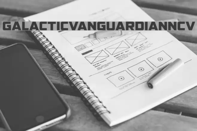 GALACTICVANGUARDIANNCV Font examples