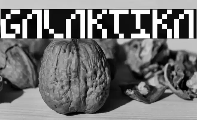 GALAKTIKA Font examples
