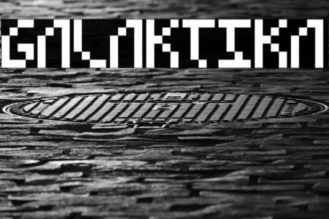 GALAKTIKA Font examples