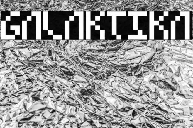GALAKTIKA Font examples