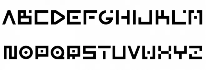GALAXIA Font UPPERCASE