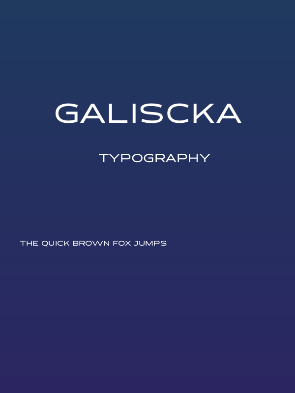 GALISCKA Poster