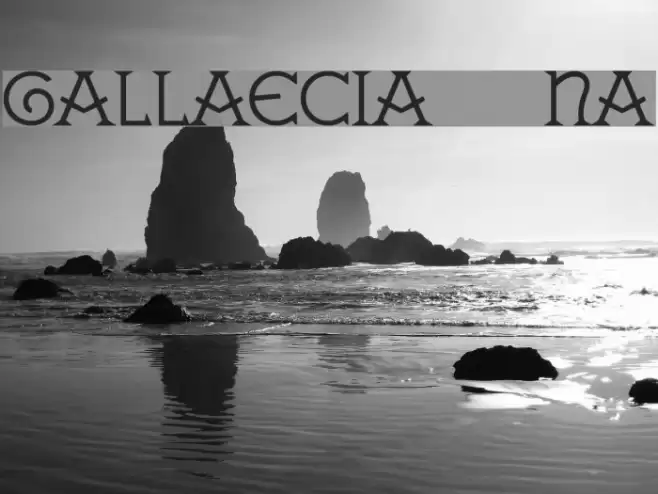 GALLAECIA     Normal Font examples