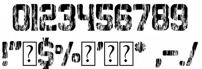 GALLANT Font OTHER CHARS