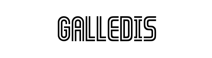 GALLEDIS  नि: शुल्क फ़ॉन्ट्स डाउनलोड