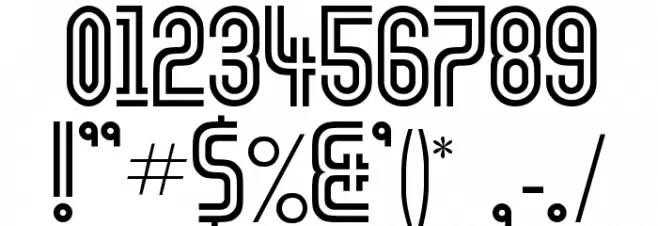 GALLEDIS Font OTHER CHARS