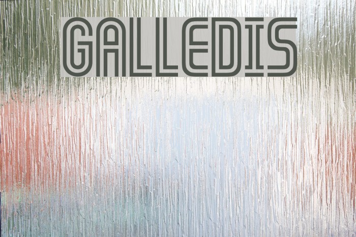 GALLEDIS Font examples