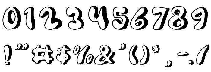 GAME COMIC Font OTHER CHARS
