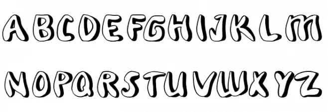 GAME COMIC Schriftart Groß