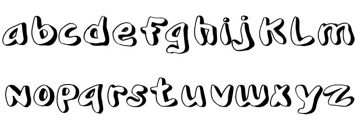 GAME COMIC Font LOWERCASE