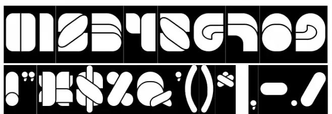 GAME PLAYER-Inverse Font OTHER CHARS