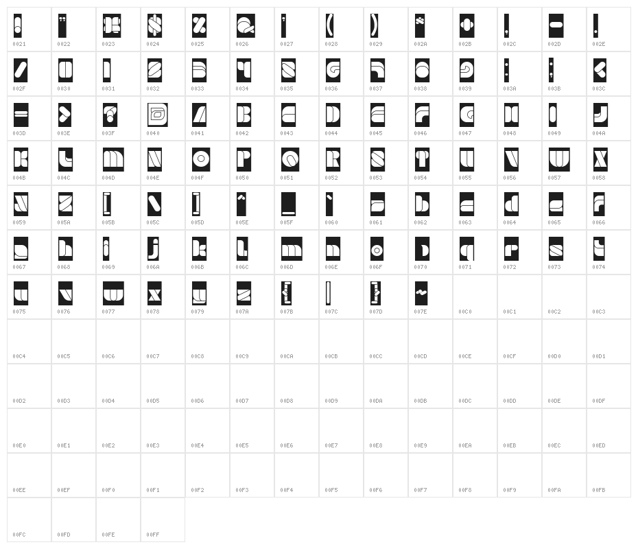 GAME PLAYER-Inverse Character Map