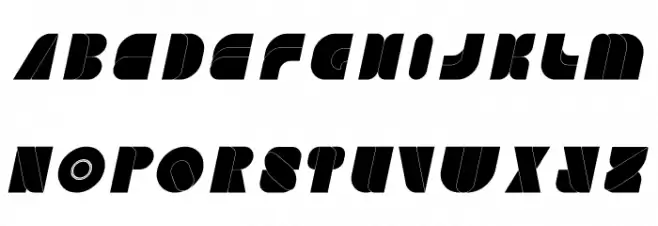 GAME PLAYER Italic Schriftart Groß