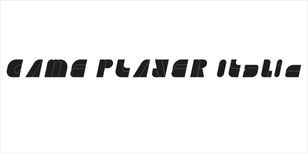 GAME PLAYER Italic Logo