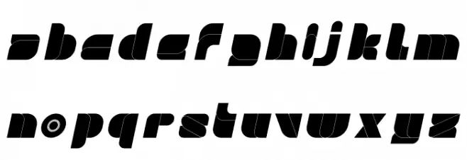 GAME PLAYER Italic Caratteri MINUSCOLO