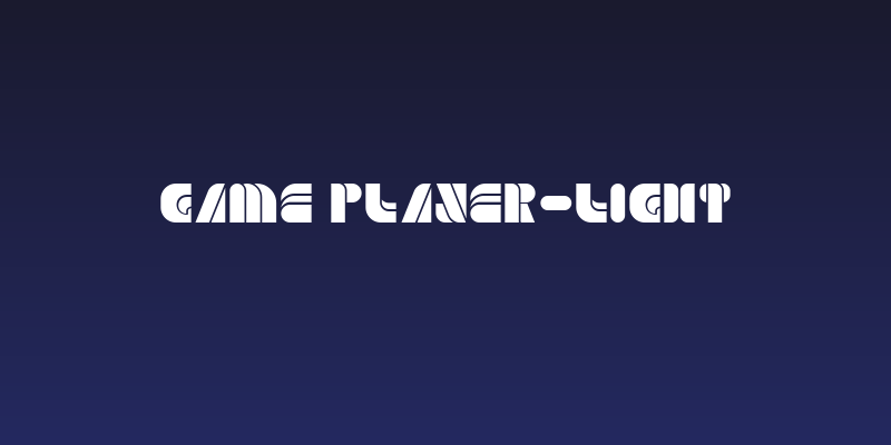 GAME PLAYER-Light Social Header