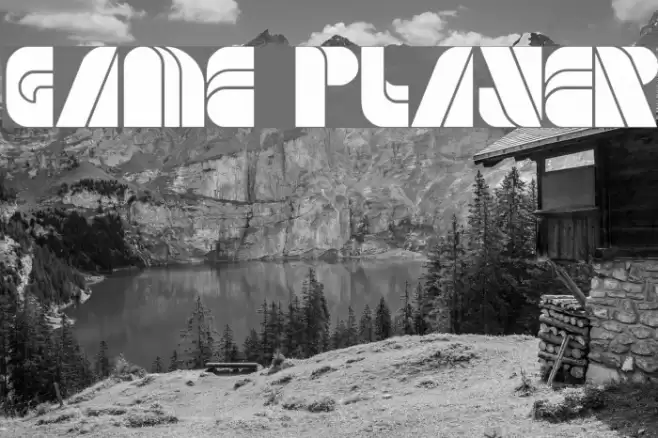 GAME PLAYER Font examples