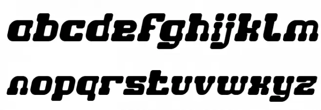 GAME ROBOT Bold Italic Fuentes MINÚSCULAS