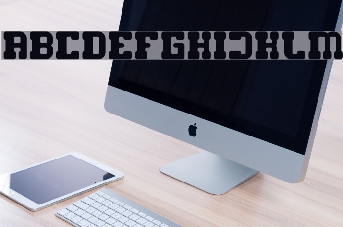 GAME ROBOT Bold Font examples