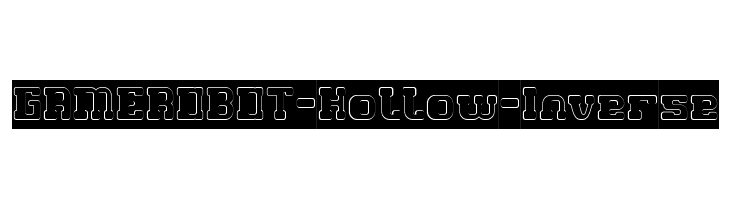 GAME ROBOT-Hollow-Inverse  Free Fonts Download