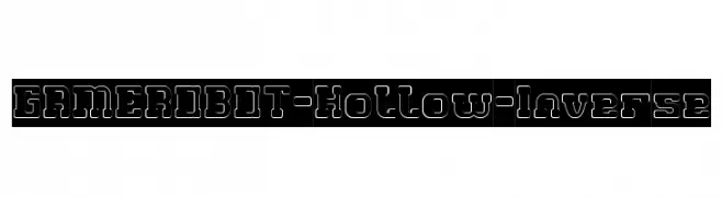 GAME ROBOT-Hollow-Inverse  Frei Schriftart Herunterladen