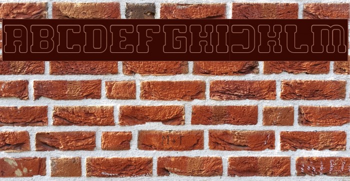 GAME ROBOT-Hollow-Inverse Font examples