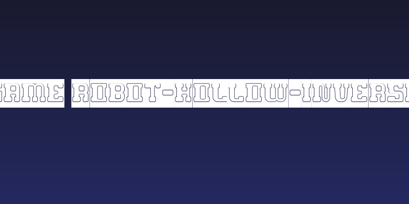 GAME ROBOT-Hollow-Inverse Social Header