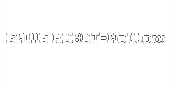 GAME ROBOT-Hollow Logo