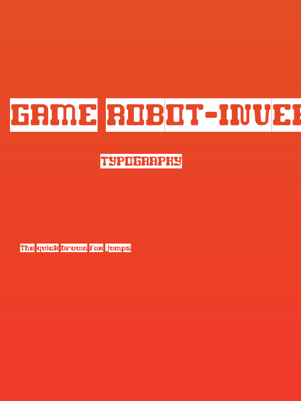 GAME ROBOT-Inverse Poster