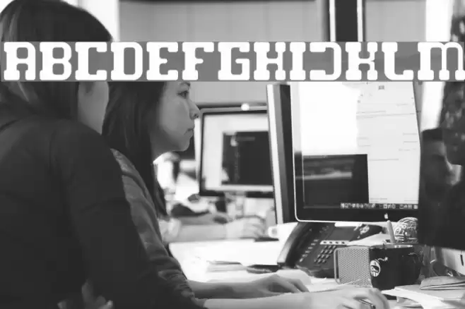 GAME ROBOT-Light Font examples