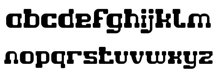 GAME ROBOT-Light Font LOWERCASE