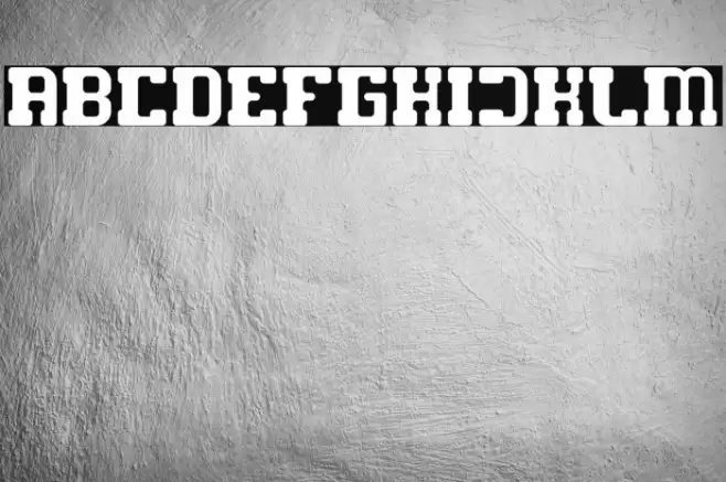 GAME ROBOT Font examples