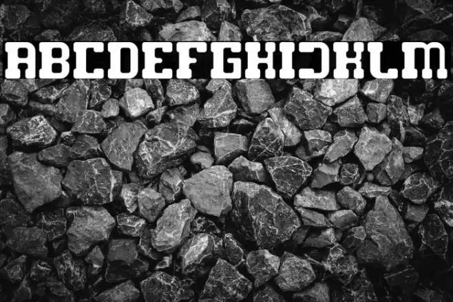 GAME ROBOT Font examples