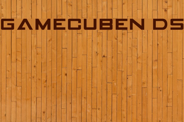 GAMECUBEN DualSet Schriftart examples