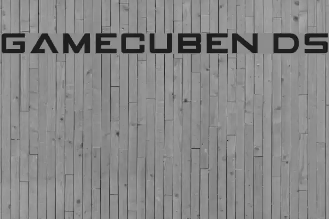 GAMECUBEN DualSet Schriftart examples