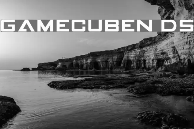 GAMECUBEN DualSet Schriftart examples