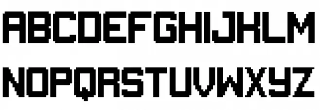 GAMEPLAY 1987 Regular Caratteri MAIUSCOLE