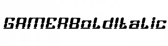 GAMER Bold Italic  नि: शुल्क फ़ॉन्ट्स डाउनलोड